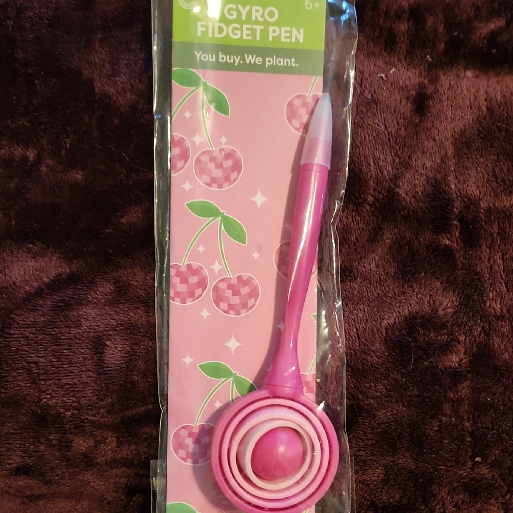 Cherry Pink Gyro Fidget Pen